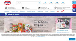 Desktop Screenshot of oetker-shop.de